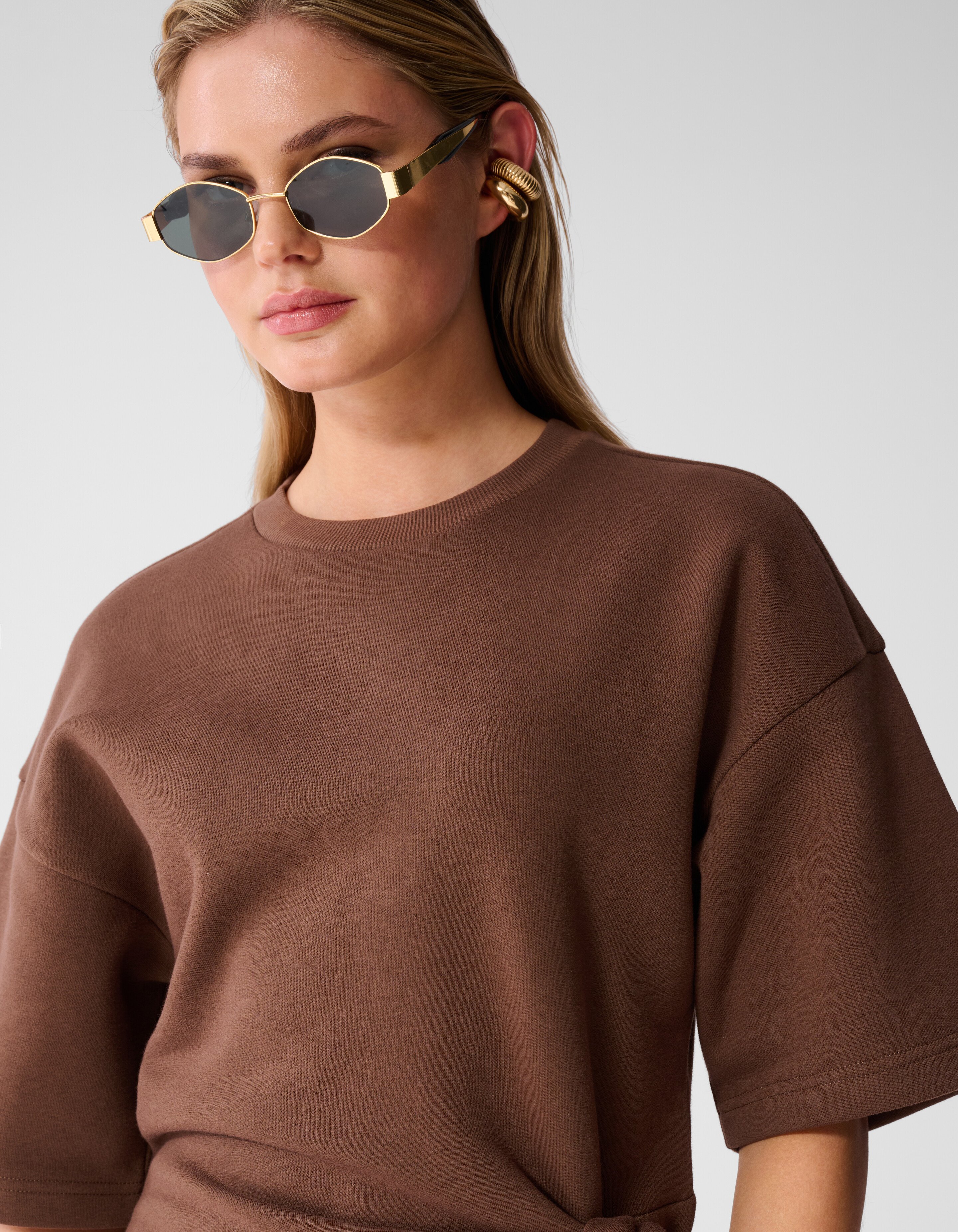 Sweat Maxi Kleid Braun SHOEBY WOMEN