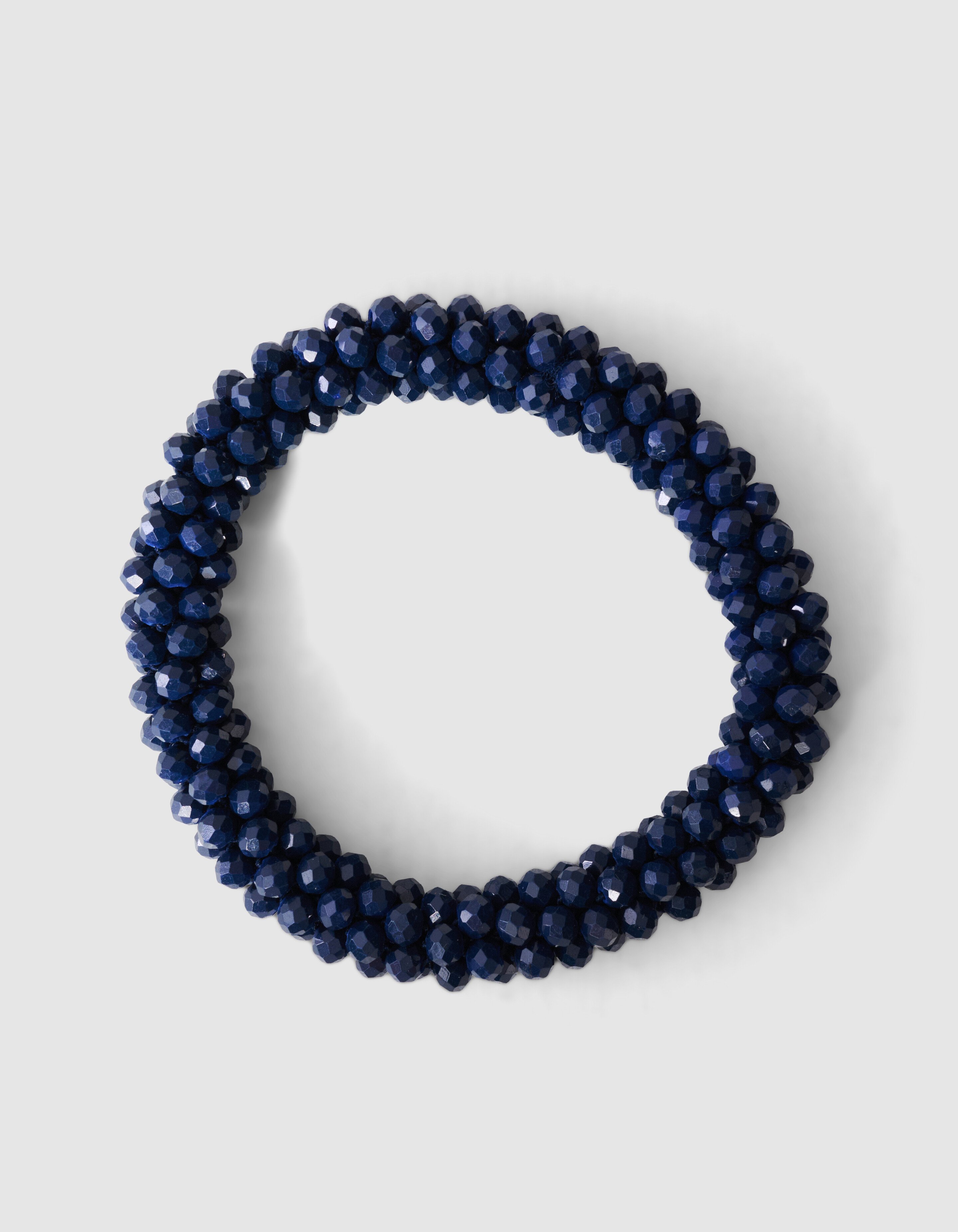 Perlenarmband Dunkelblau SHOEBY ACCESSOIRES