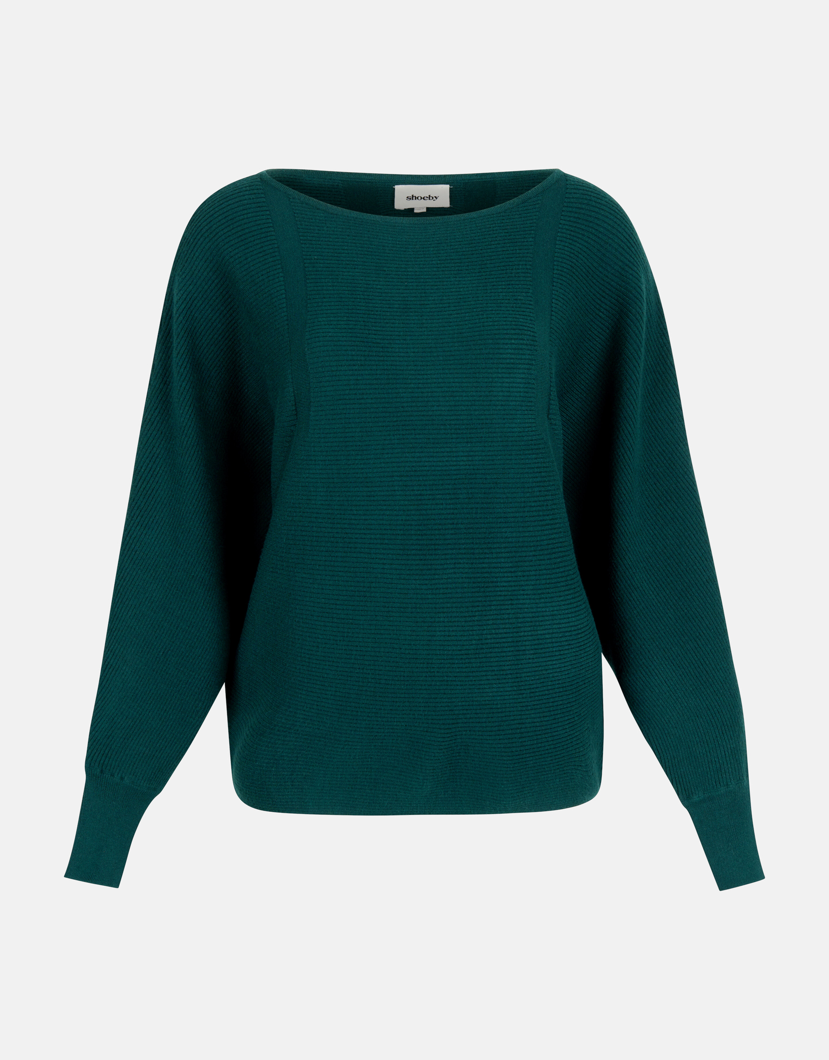 Pullover mit weiten Ärmeln Dunkelgrün SHOEBY WOMEN