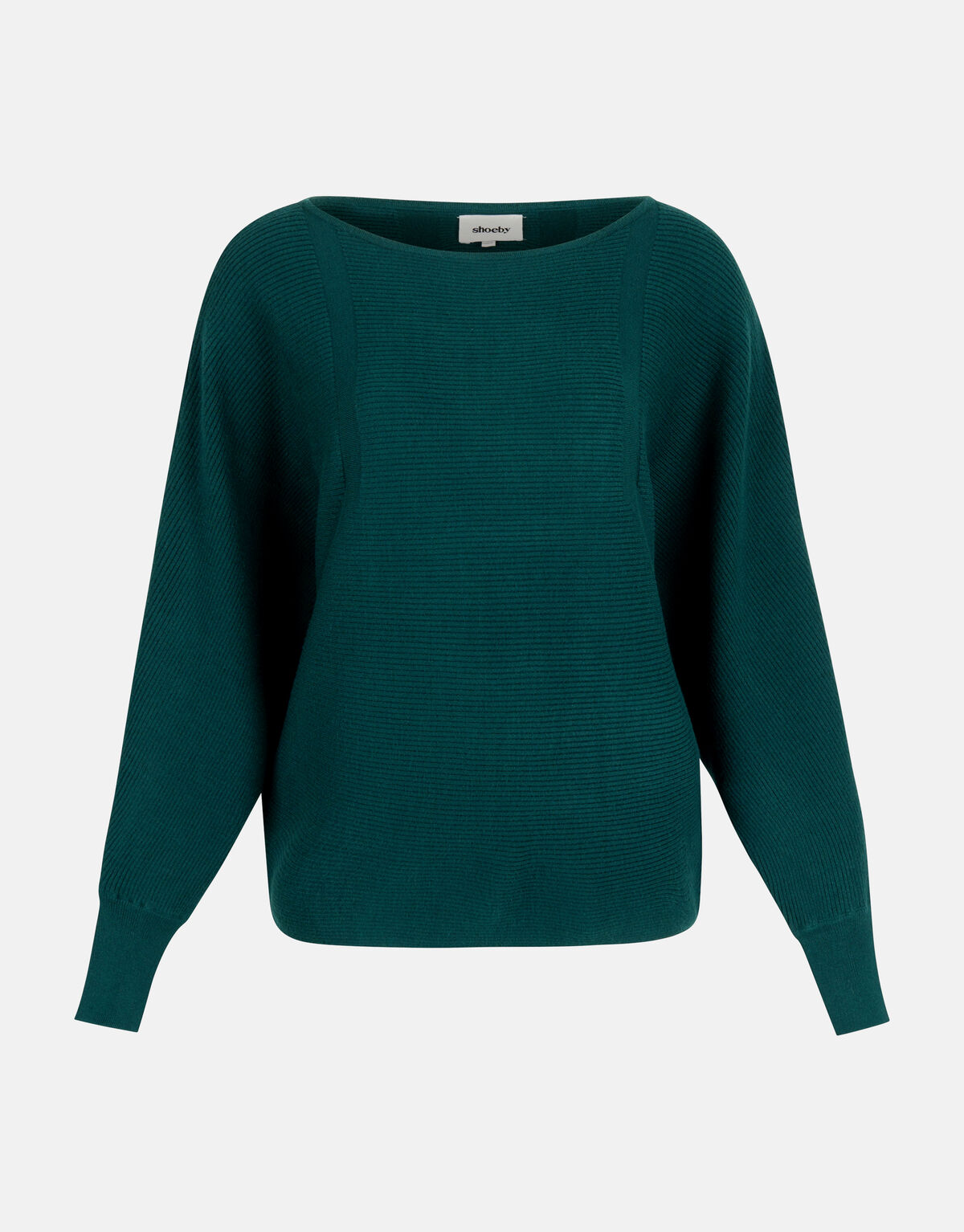 Pullover mit weiten Ärmeln Dunkelgrün SHOEBY WOMEN