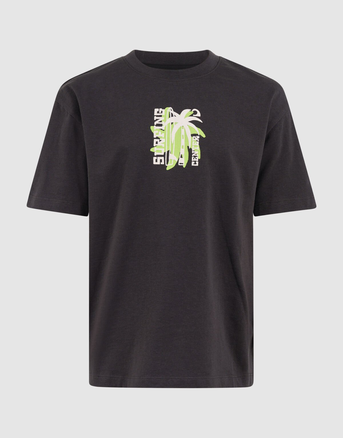 Surfen Artwork T-shirt Dunkelgrau SHOEBY BOYS