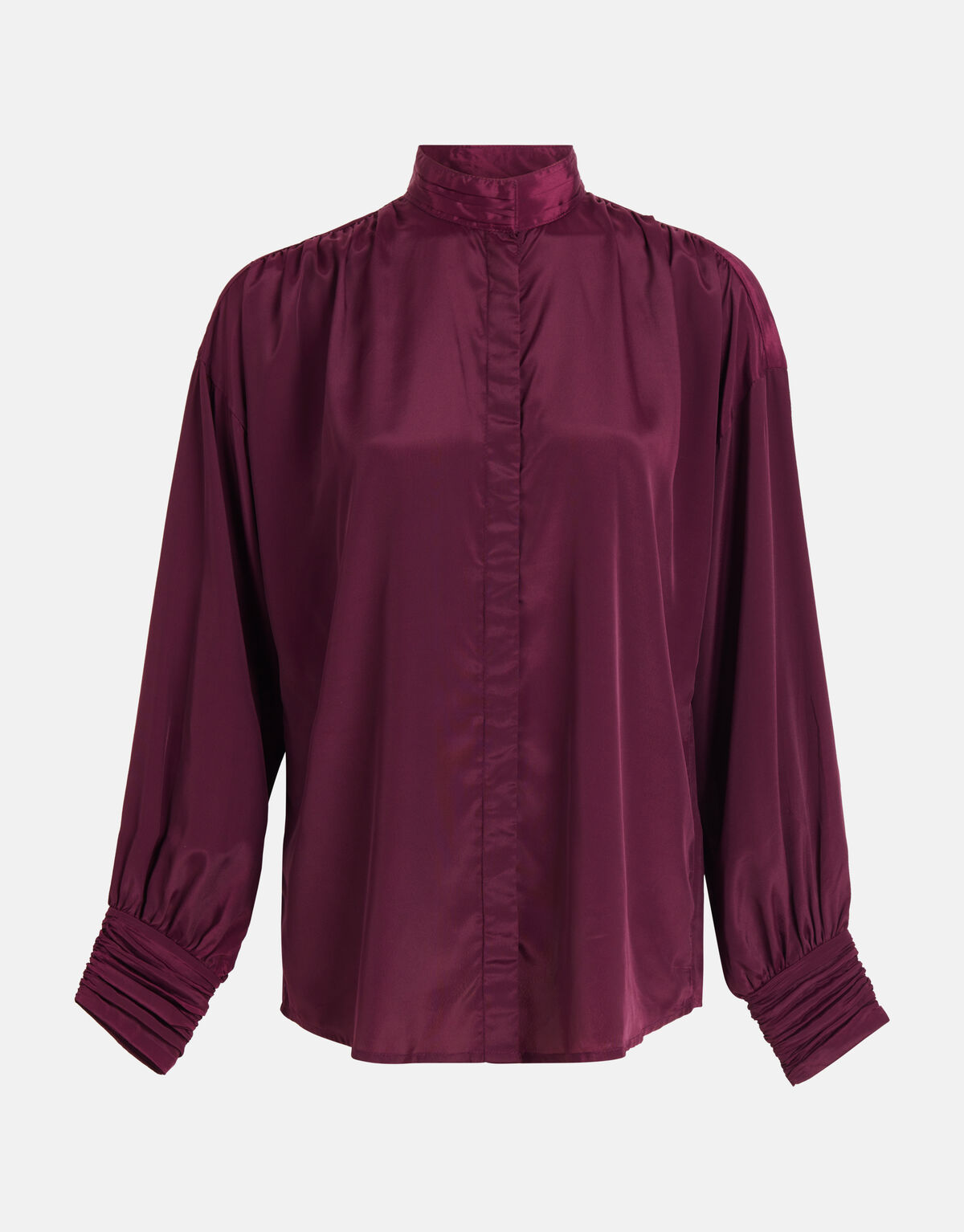 Satinbluse Bordeaux SHOEBY WOMEN