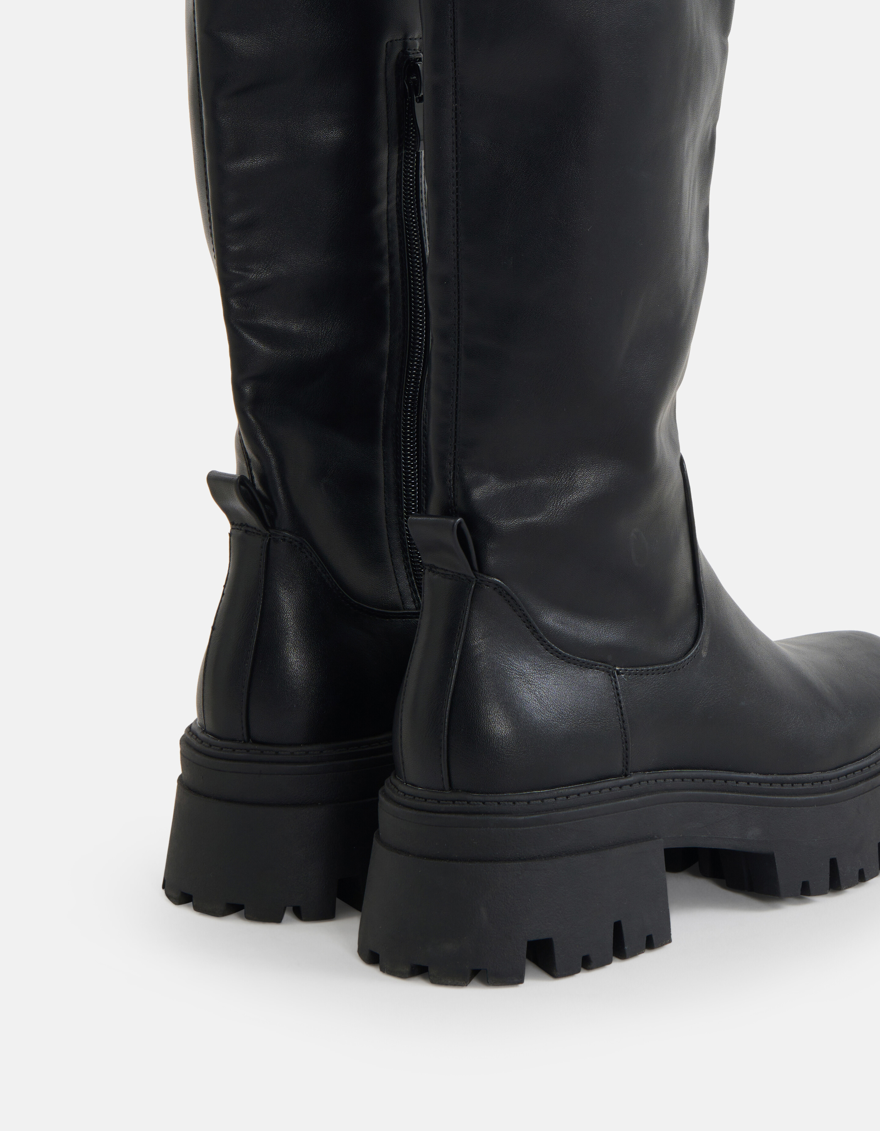 Chunky Stretch Stiefel Schwarz SHOEBY SHOES
