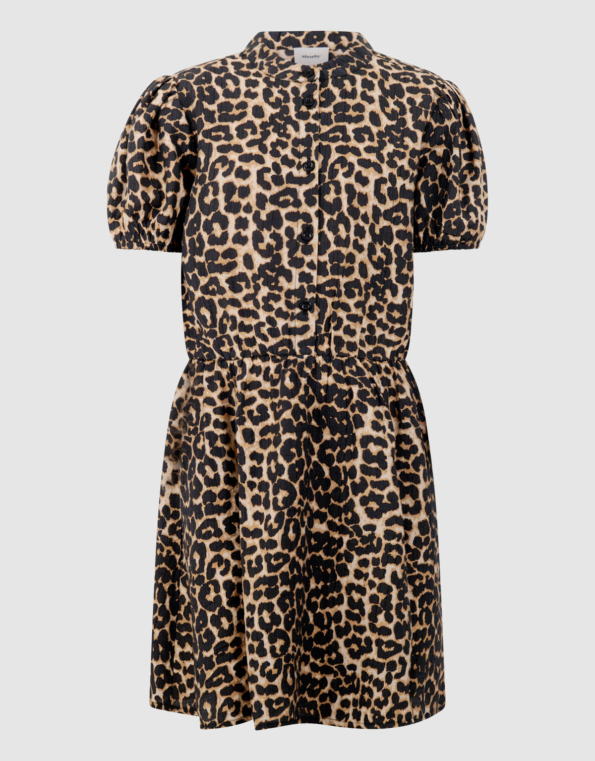 Leopard Wave Mini Kleid Hellbraun SHOEBY GIRLS