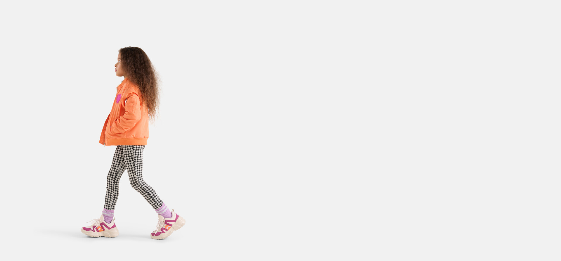 Leggings mit Pied de Poule Druck SHOEBY GIRLS