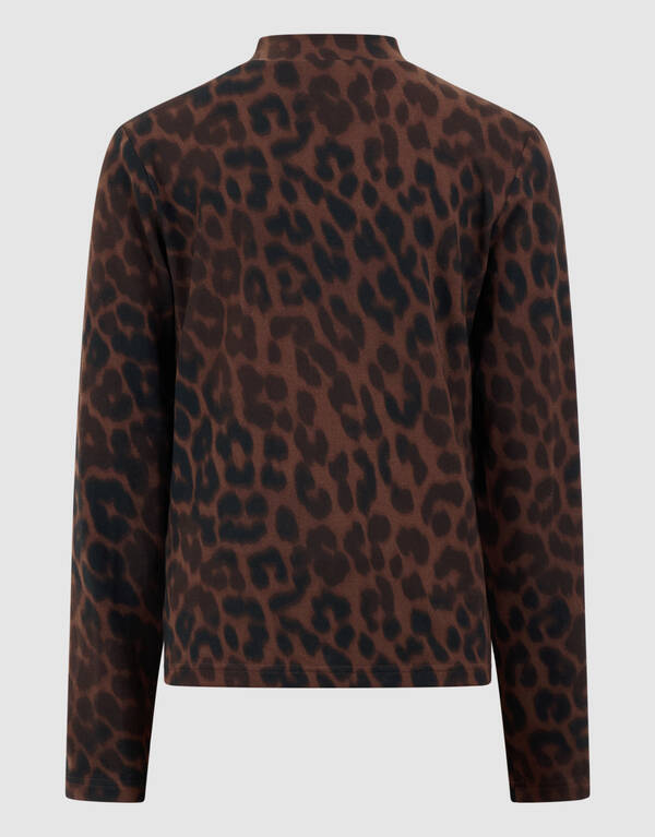 Leopard-Langarmshirt Braun SHOEBY GIRLS
