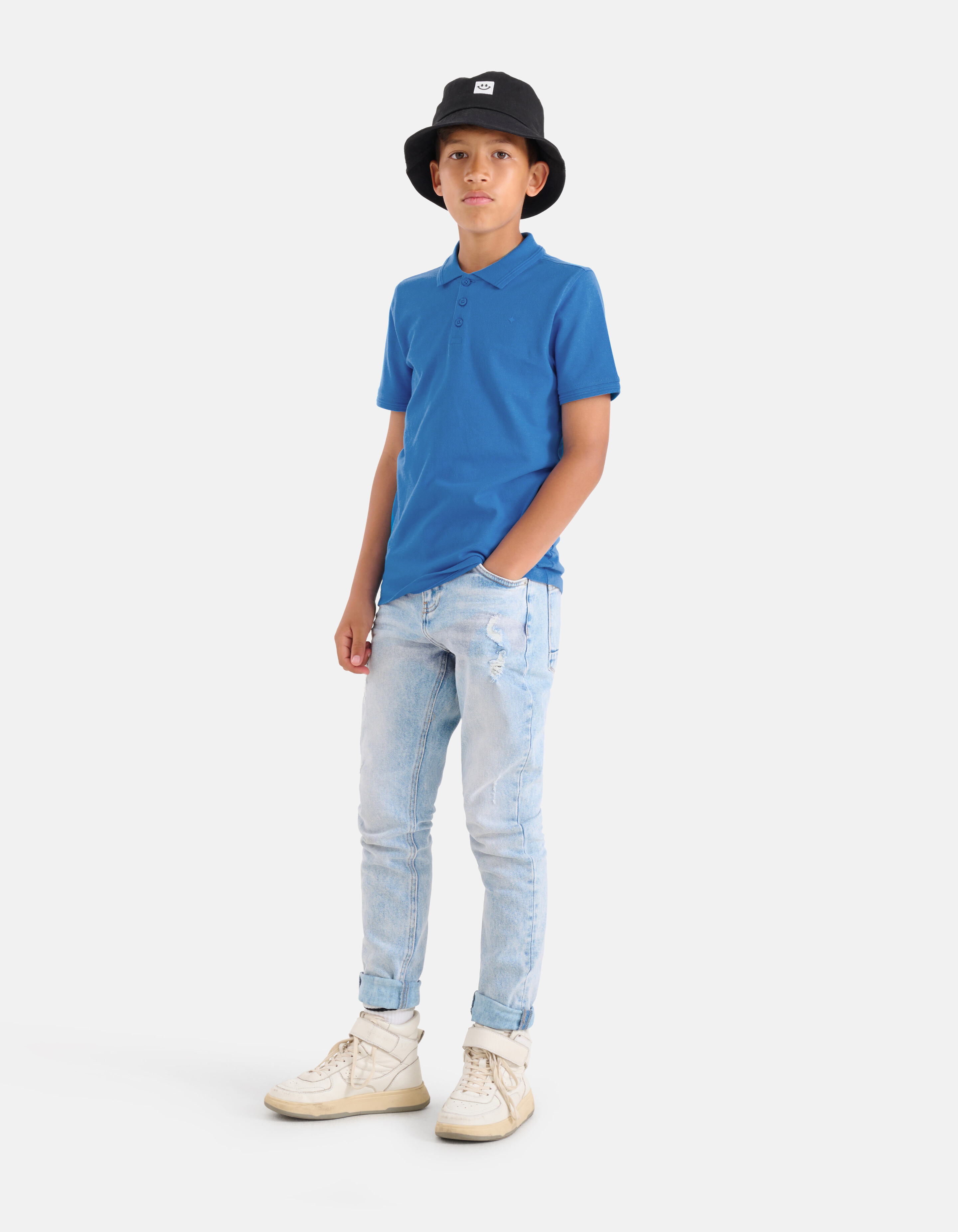 Basic Polo Blau SHOEBY BOYS
