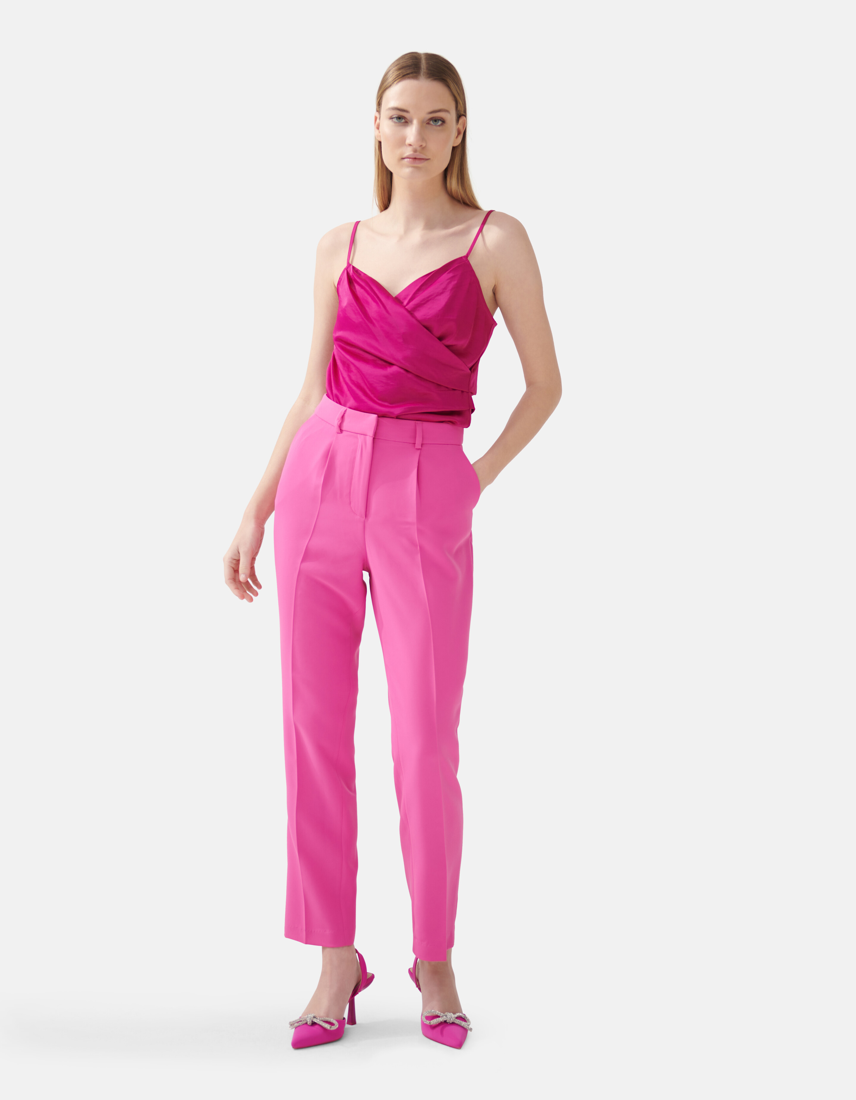 Gerade geschnittene Hose Rosa SHOEBY WOMEN