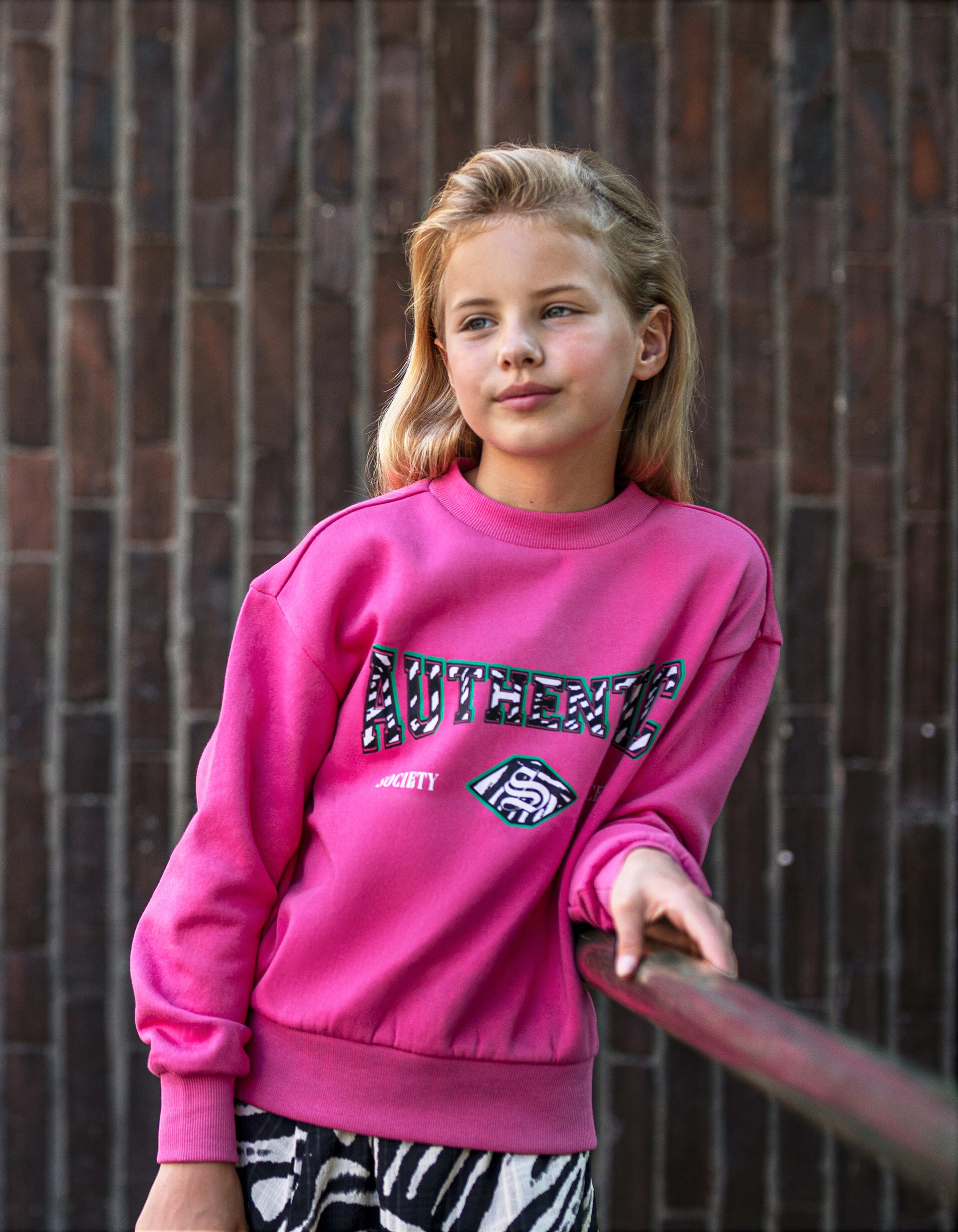Artwork Pullover Rosa SHOEBY GIRLS