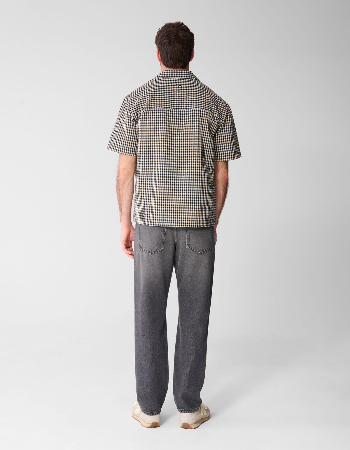 Karo-Overshirt Gebrochen Wei&szlig; SHOEBY MEN