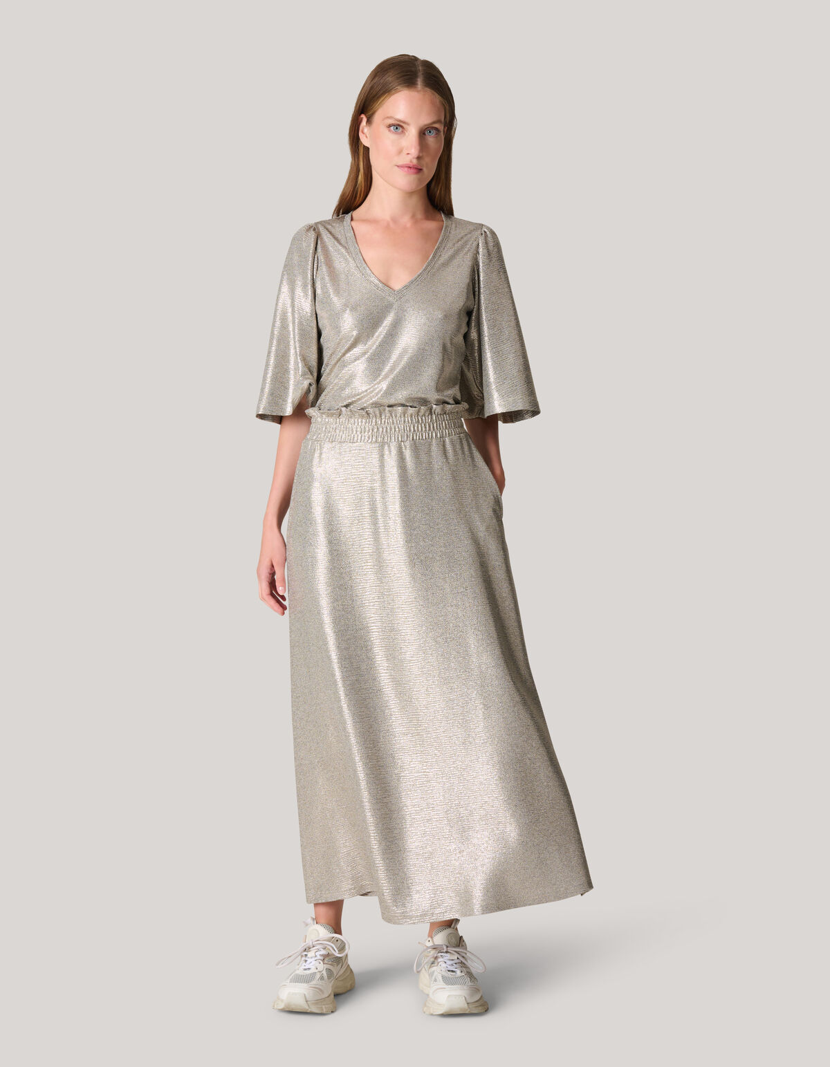 Metallic Rok Zilver SHOEBY WOMEN