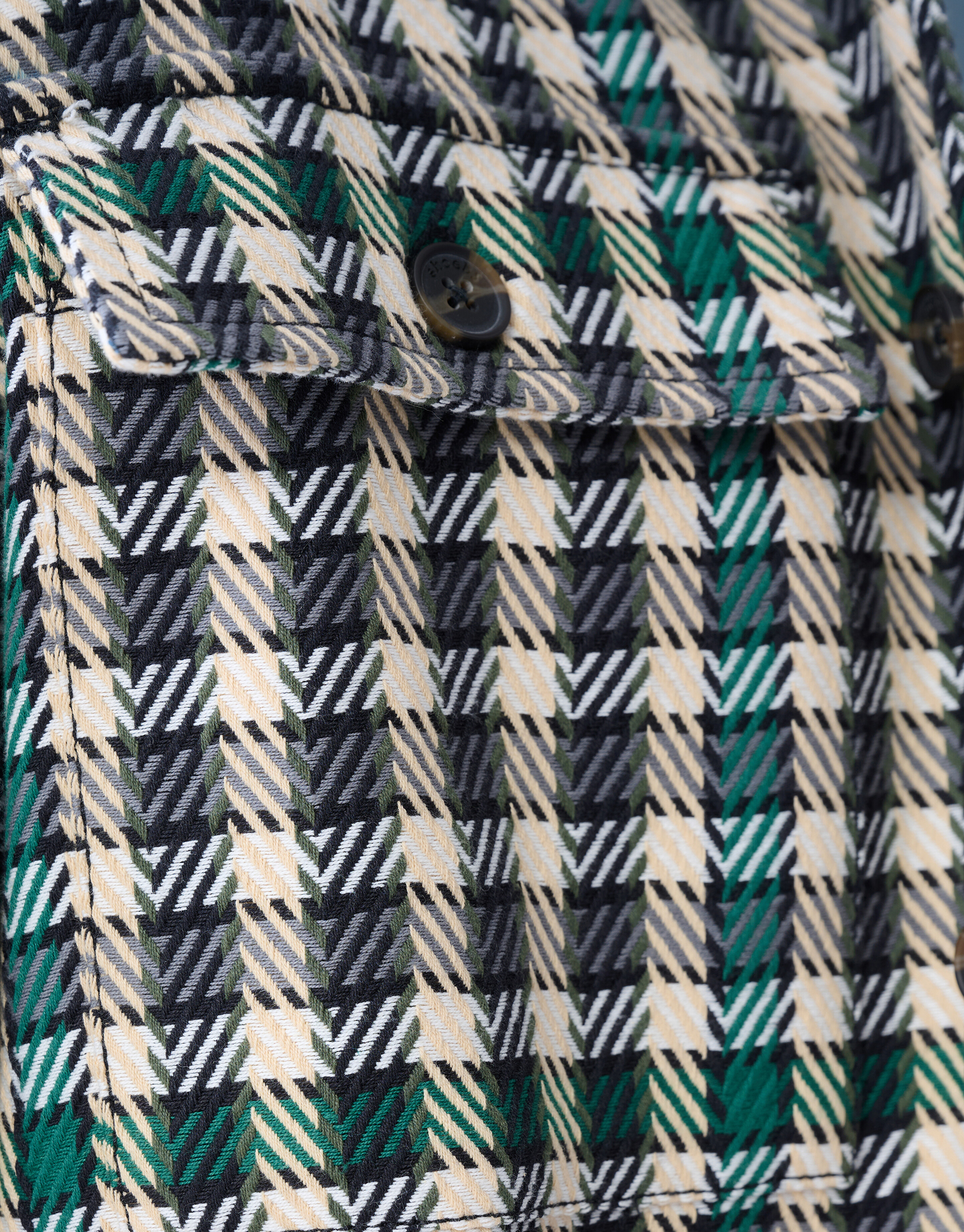 Twill-Karohemd grün SHOEBY MEN