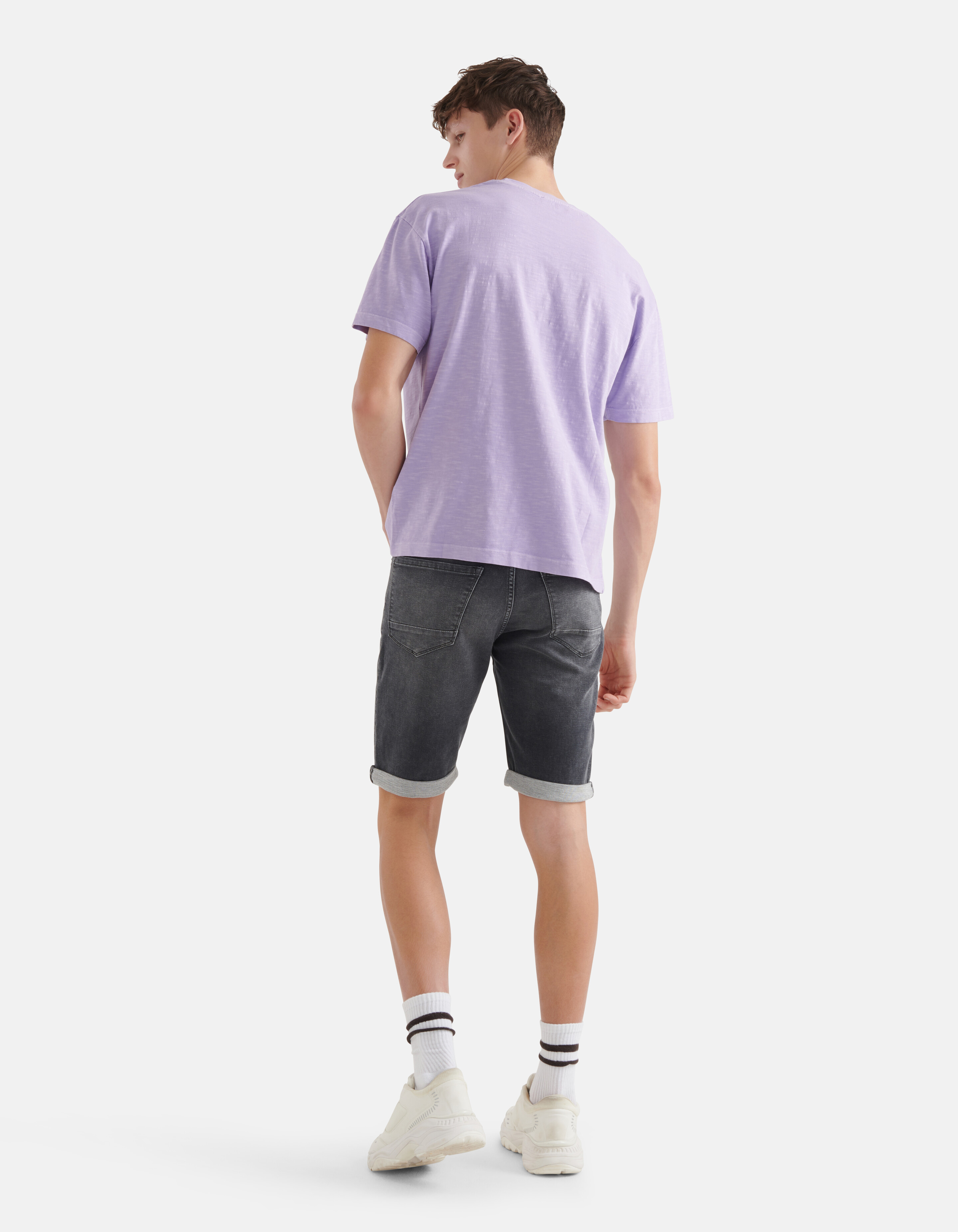Jersey-T-Shirt Hellviolett SHOEBY MEN