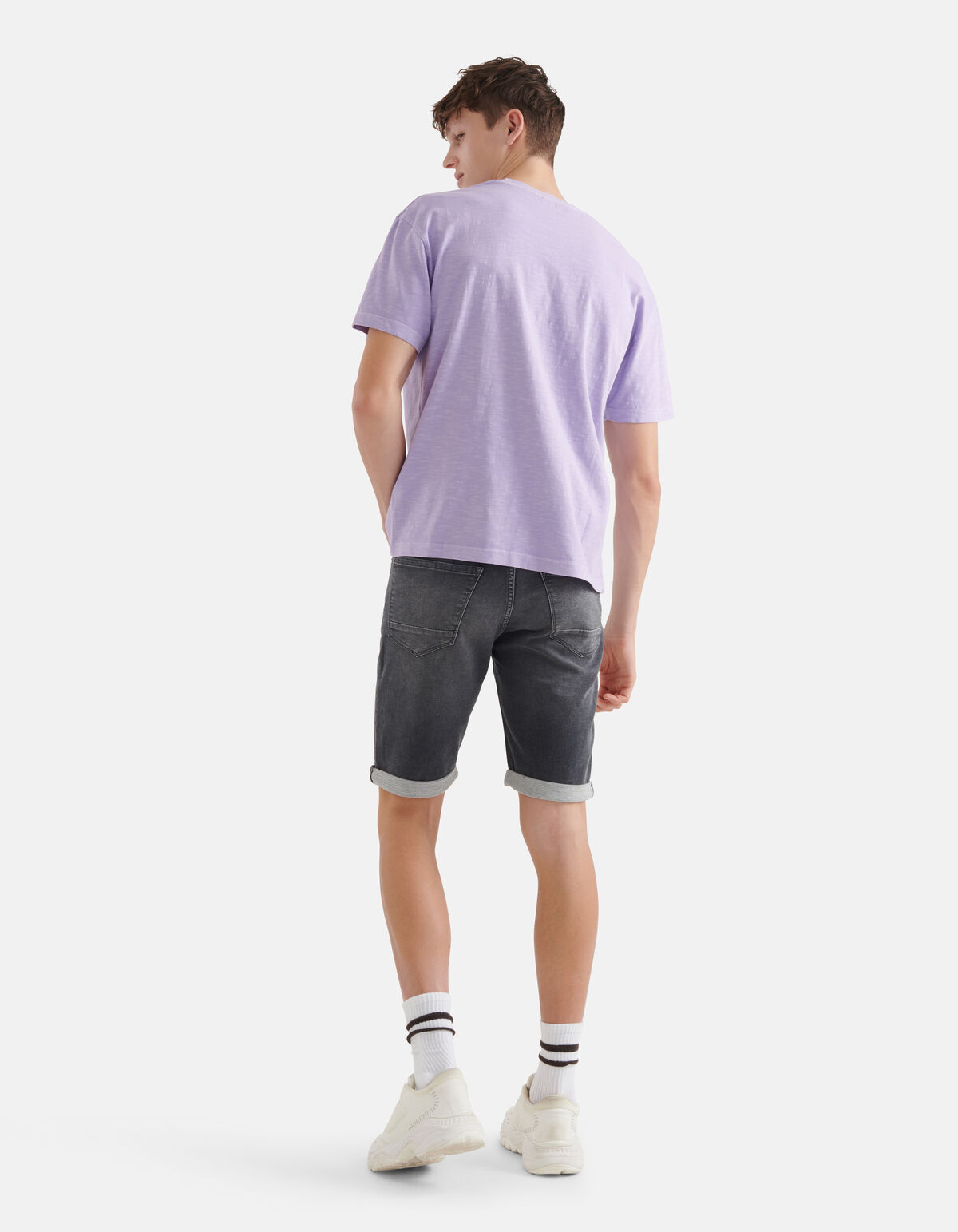Jersey-T-Shirt Hellviolett SHOEBY MEN