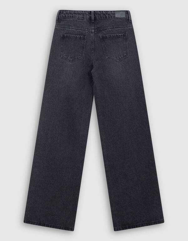 Jeans mit Nieten im Ultra-Wide-Fit Schwarz SHOEBY GIRLS