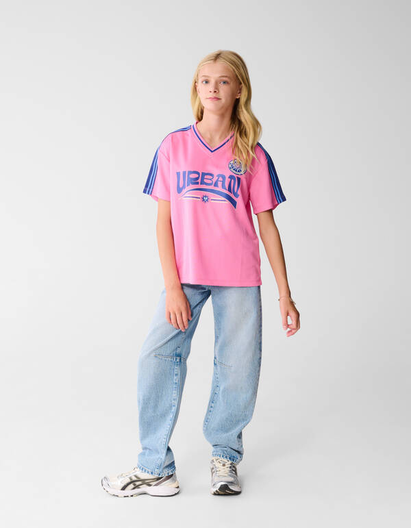Barrel Wide Leg Jeans Blau SHOEBY GIRLS