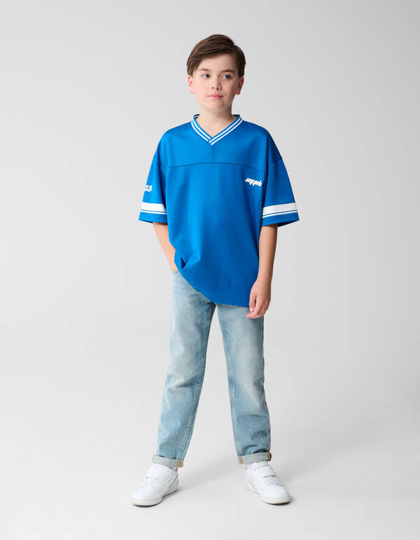 Tapered Fit Jeans Gebleicht SHOEBY BOYS