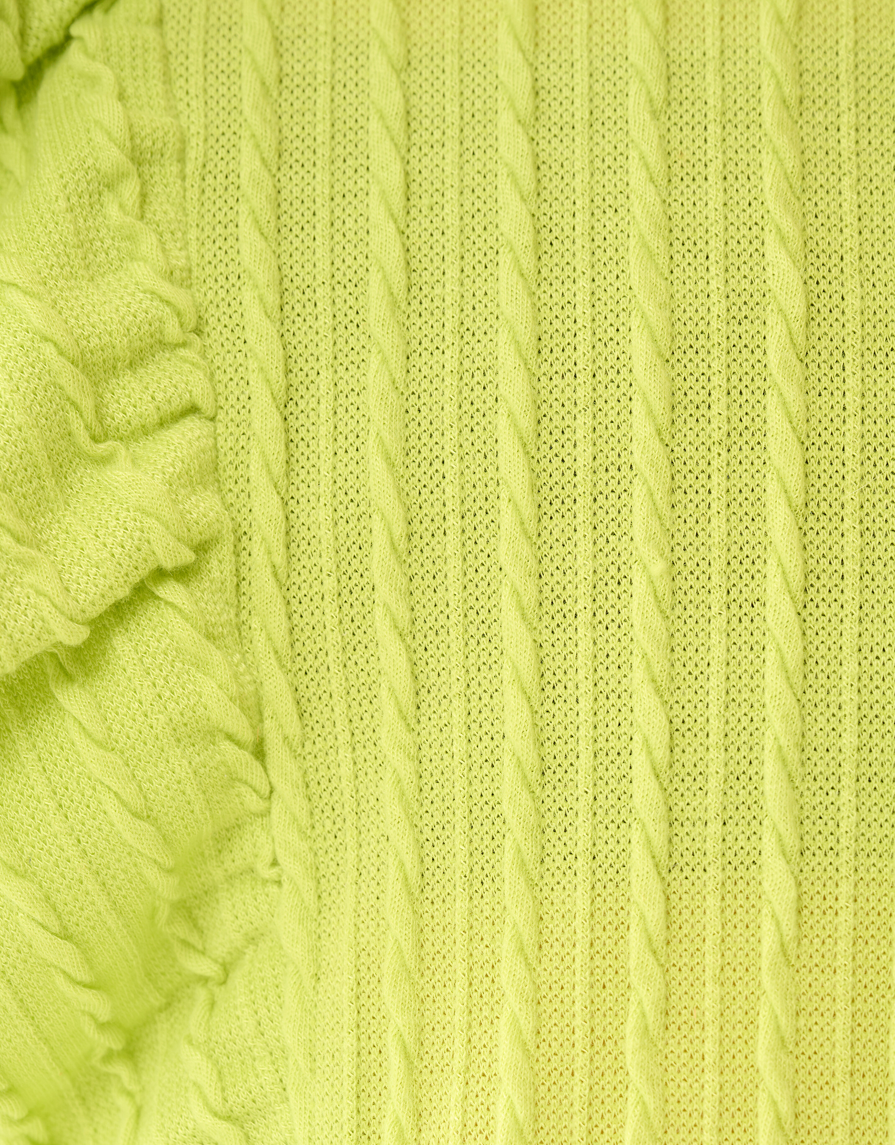 Kabel Rüschen Top Grün SHOEBY GIRLS