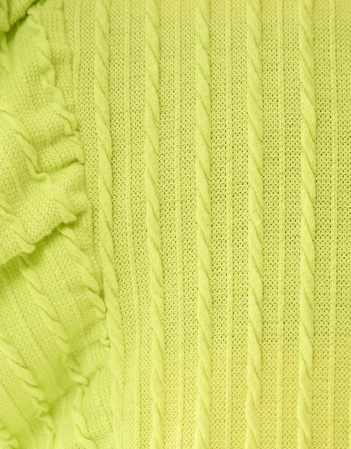 Kabel Rüschen Top Grün SHOEBY GIRLS