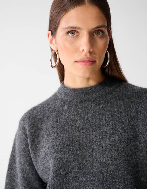 Lace Strickpullover dunkelgrau SHOEBY WOMEN
