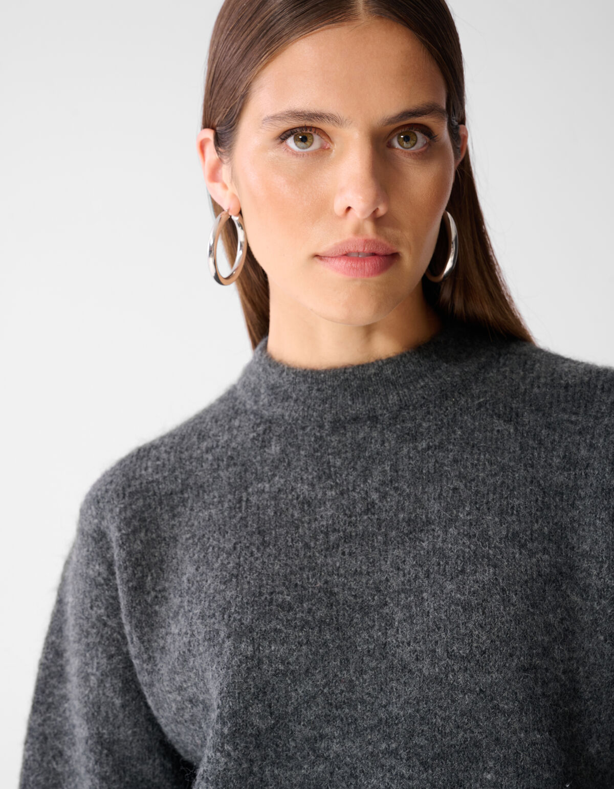 Lace Strickpullover dunkelgrau SHOEBY WOMEN