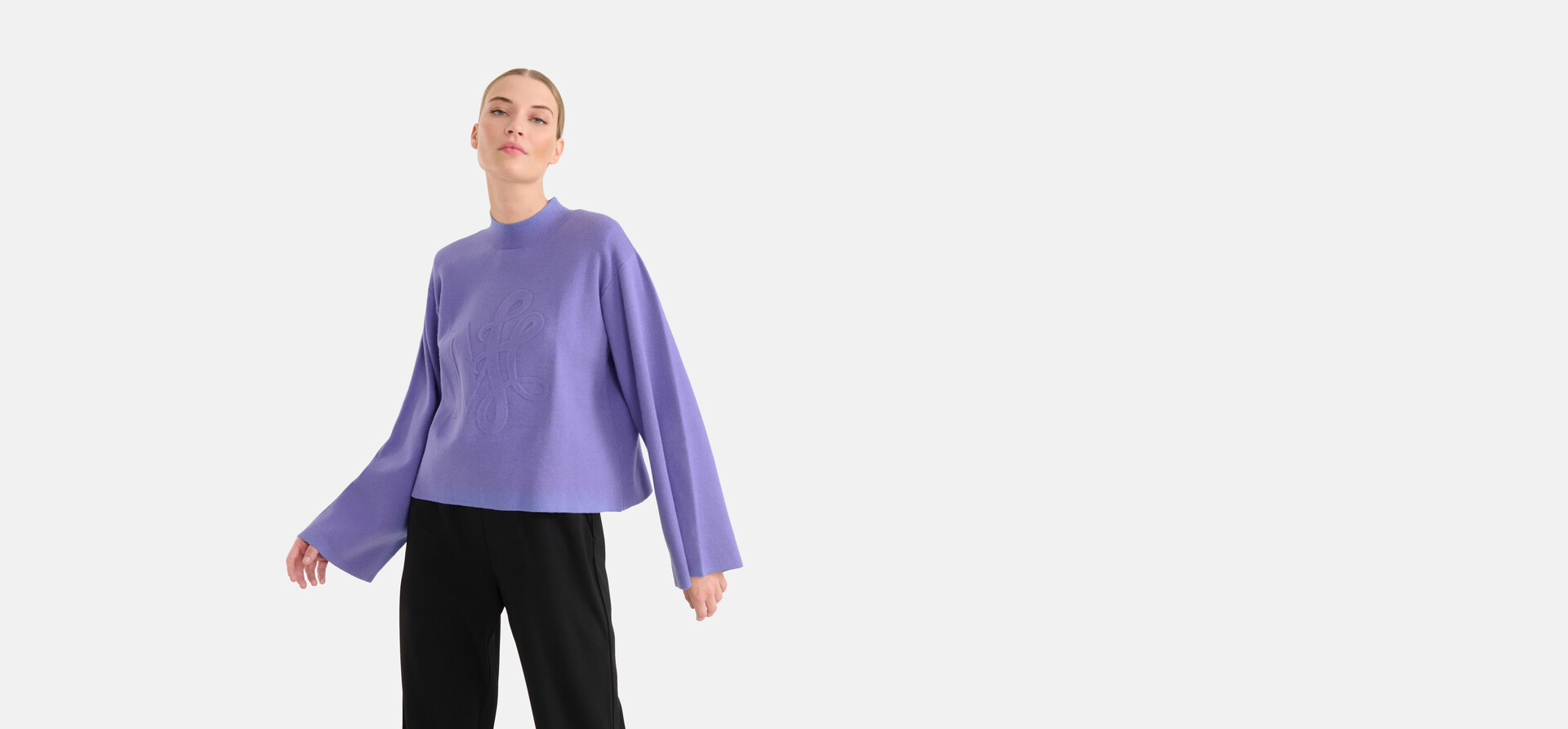 Artwork Pullover Lila von Mieke SHOEBY WOMEN