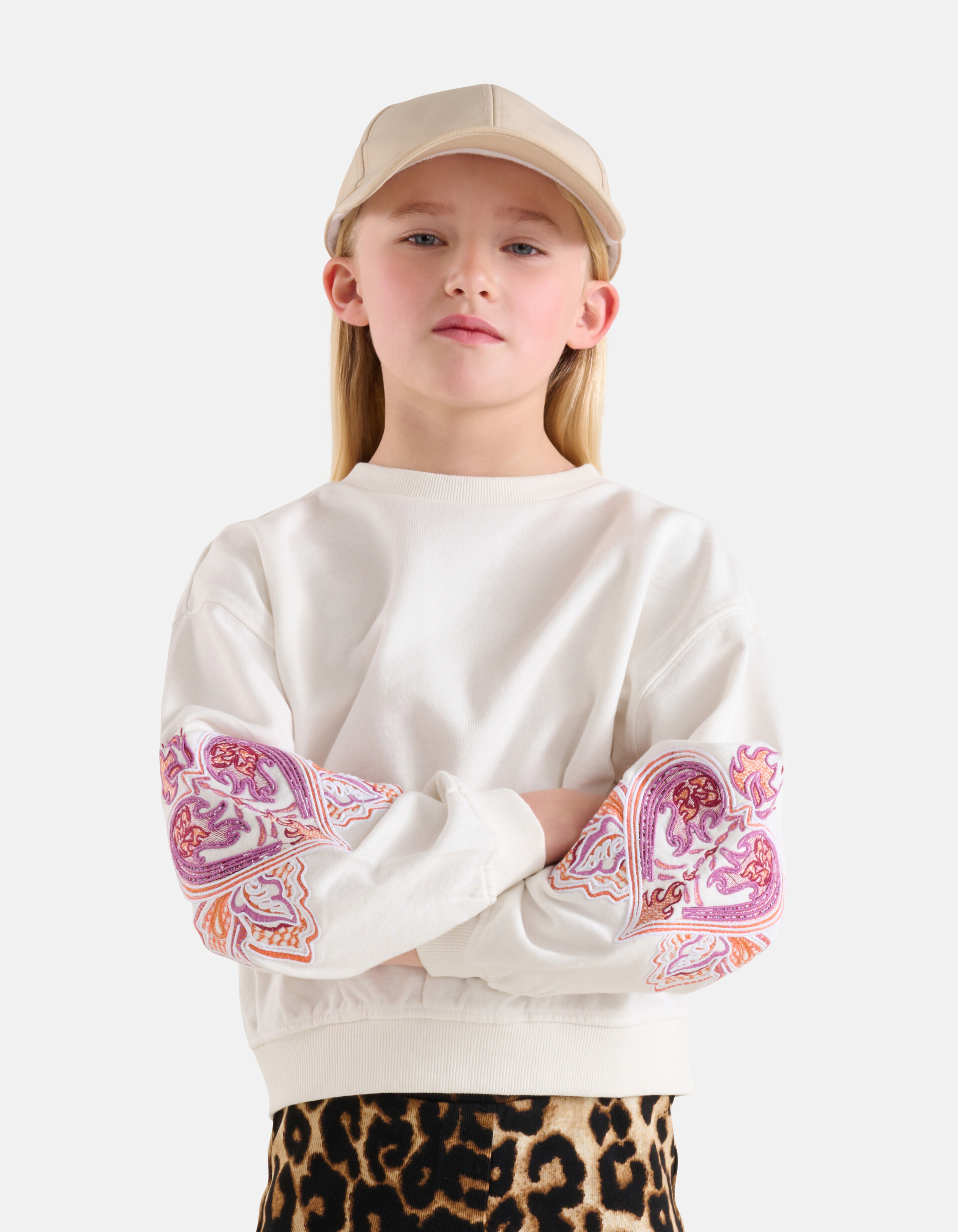 Pullover mit Stickerei Off White SHOEBY GIRLS