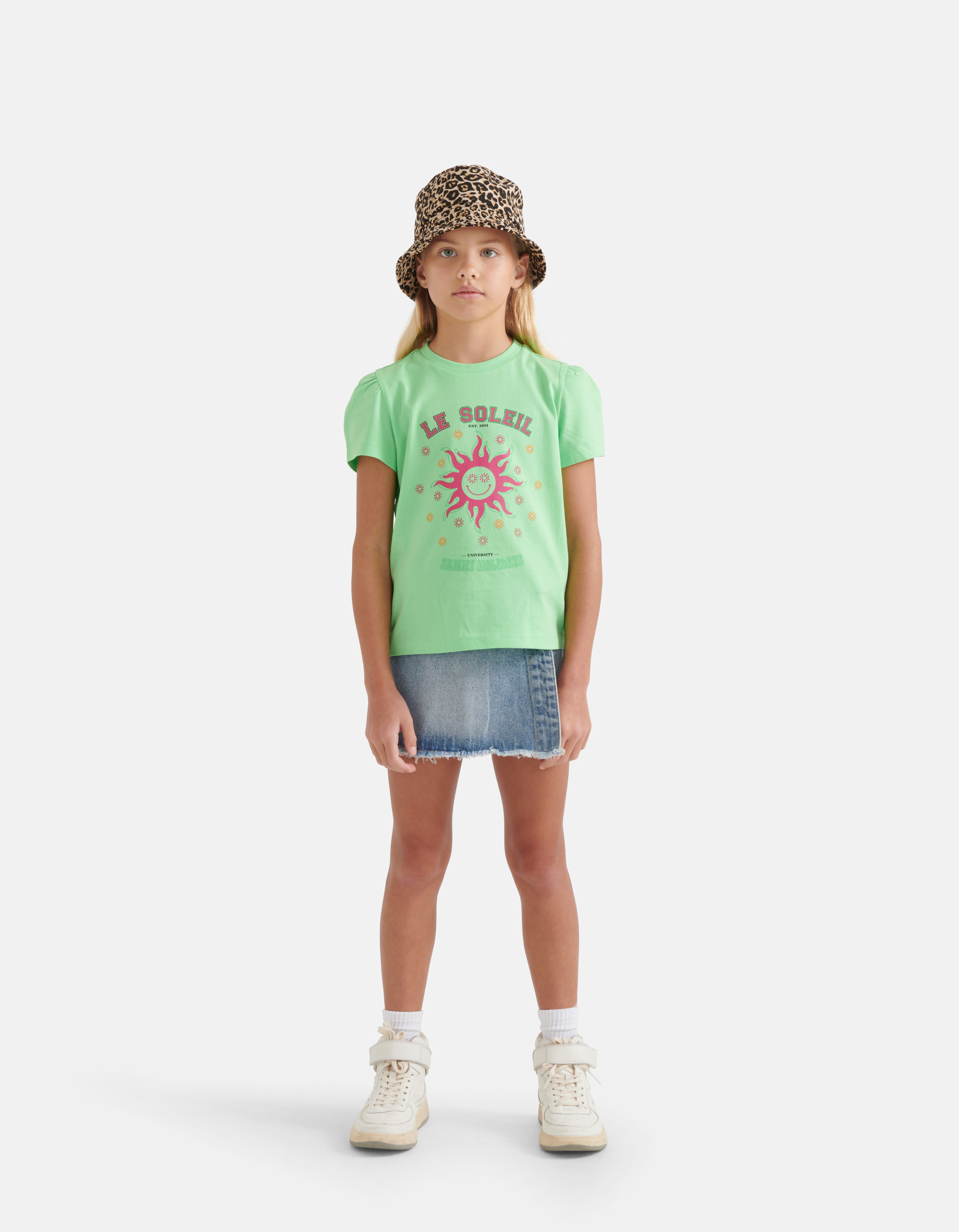 Bedrucktes T-shirt Grün SHOEBY GIRLS