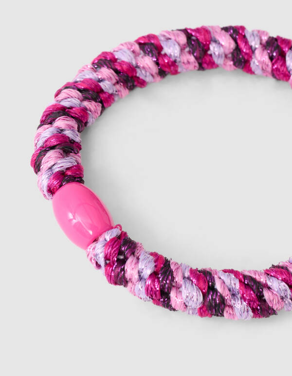 Lurex Haarelastiek Paars/ Roze SHOEBY ACCESSOIRES