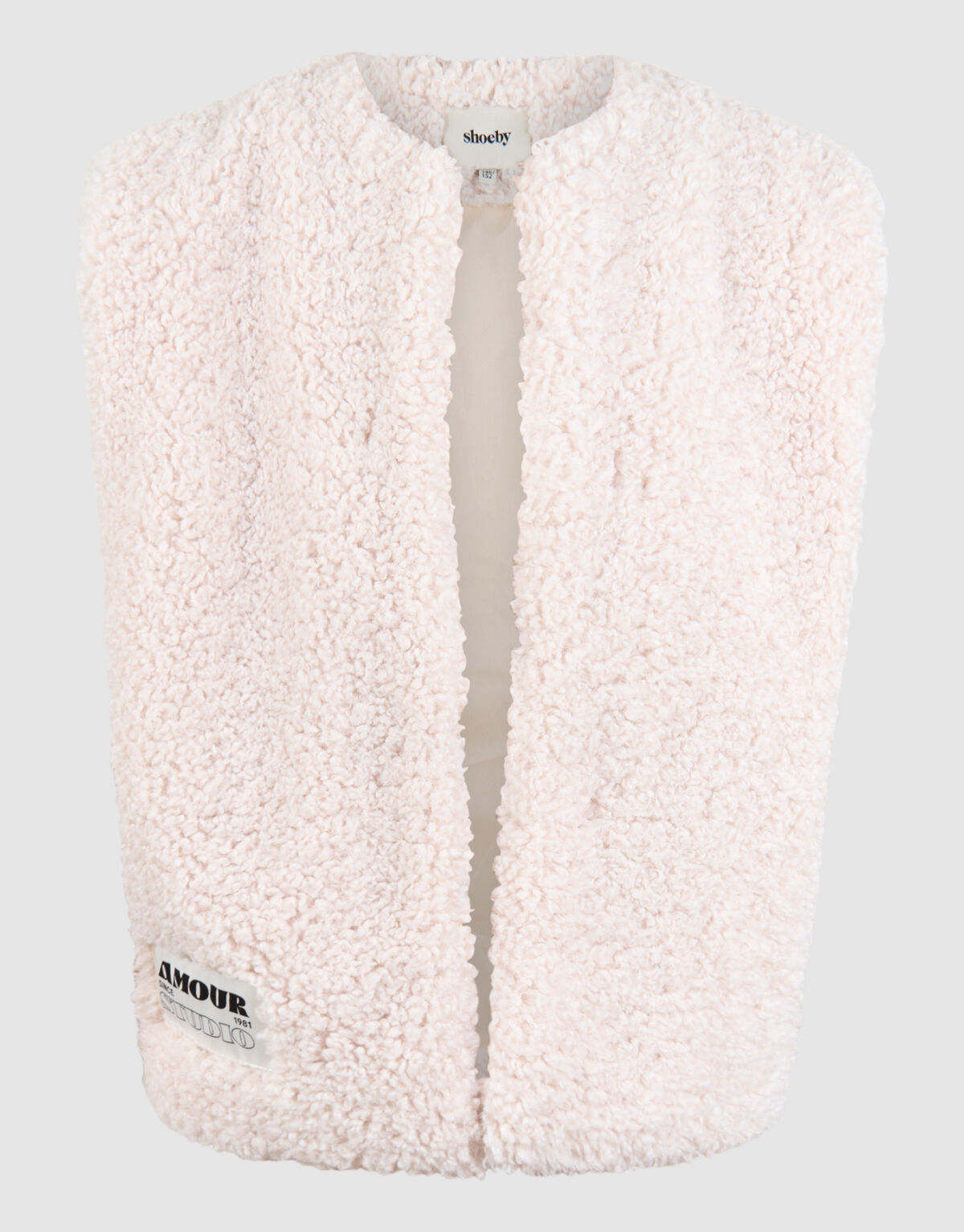 Teddy Label Gilet Gebrochenes Weiß SHOEBY GIRLS