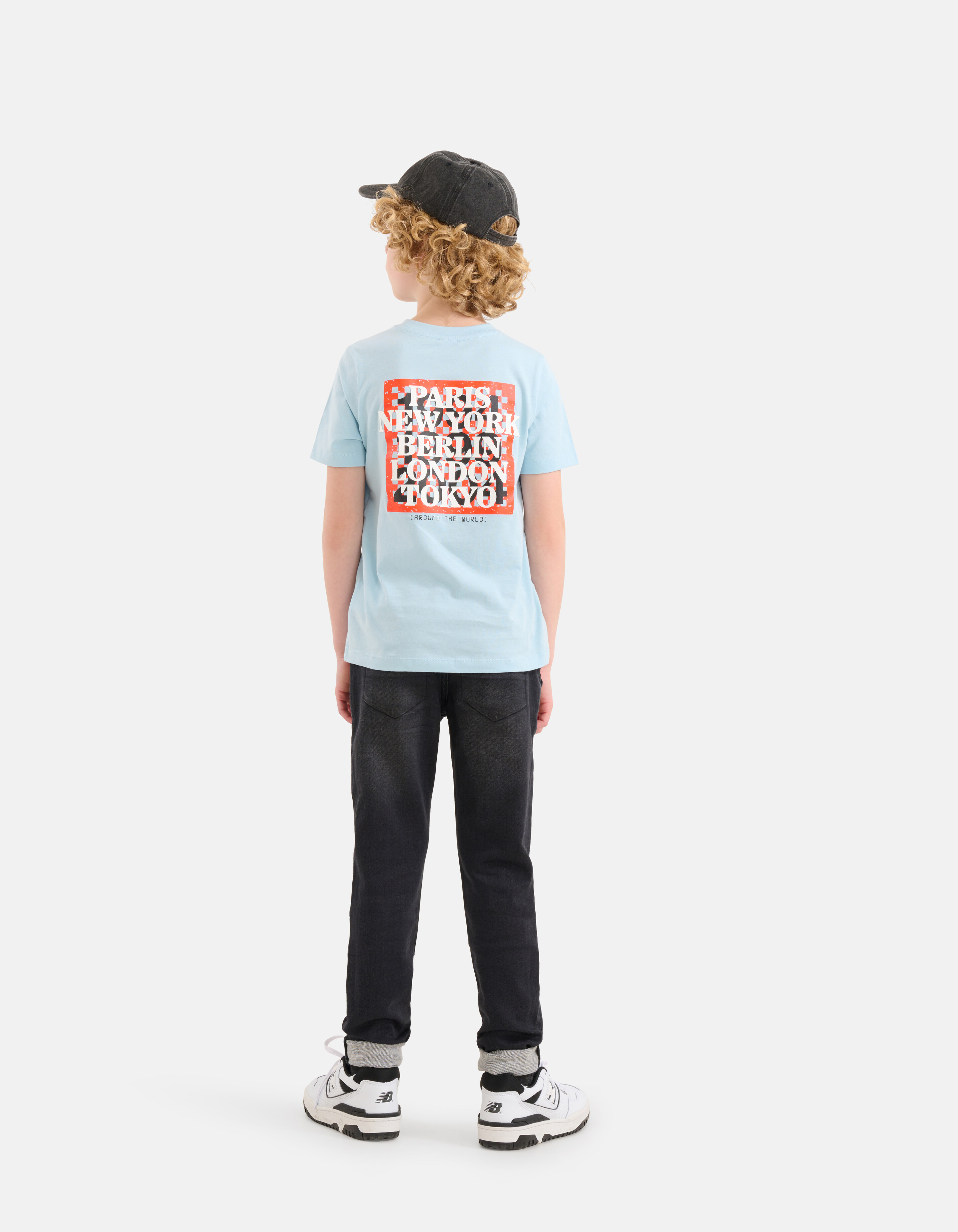 Denim-Jogger-Jeans Dunkelgrau SHOEBY BOYS