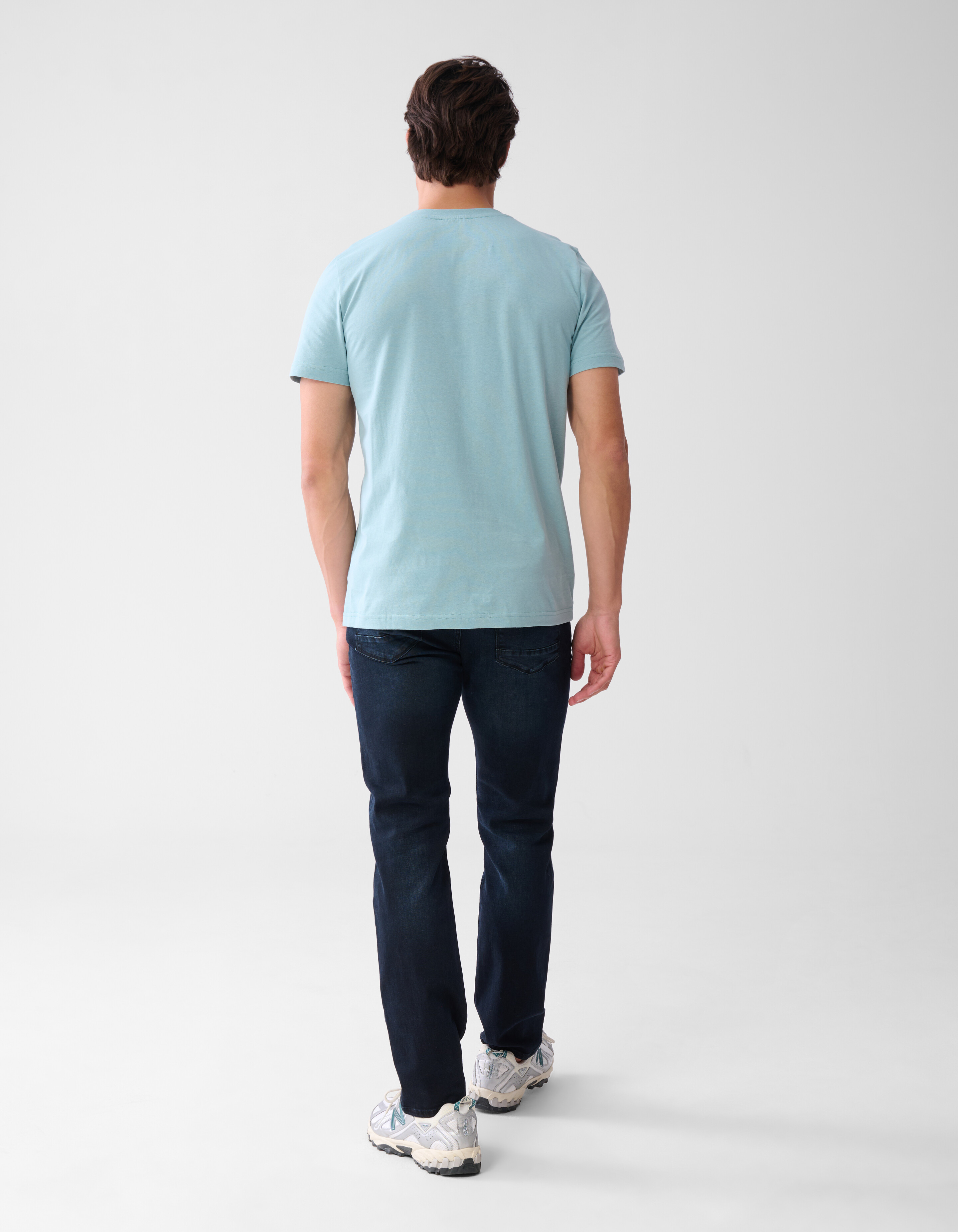 Straight Jeans Blau/Schwarz Länge 32 Refill