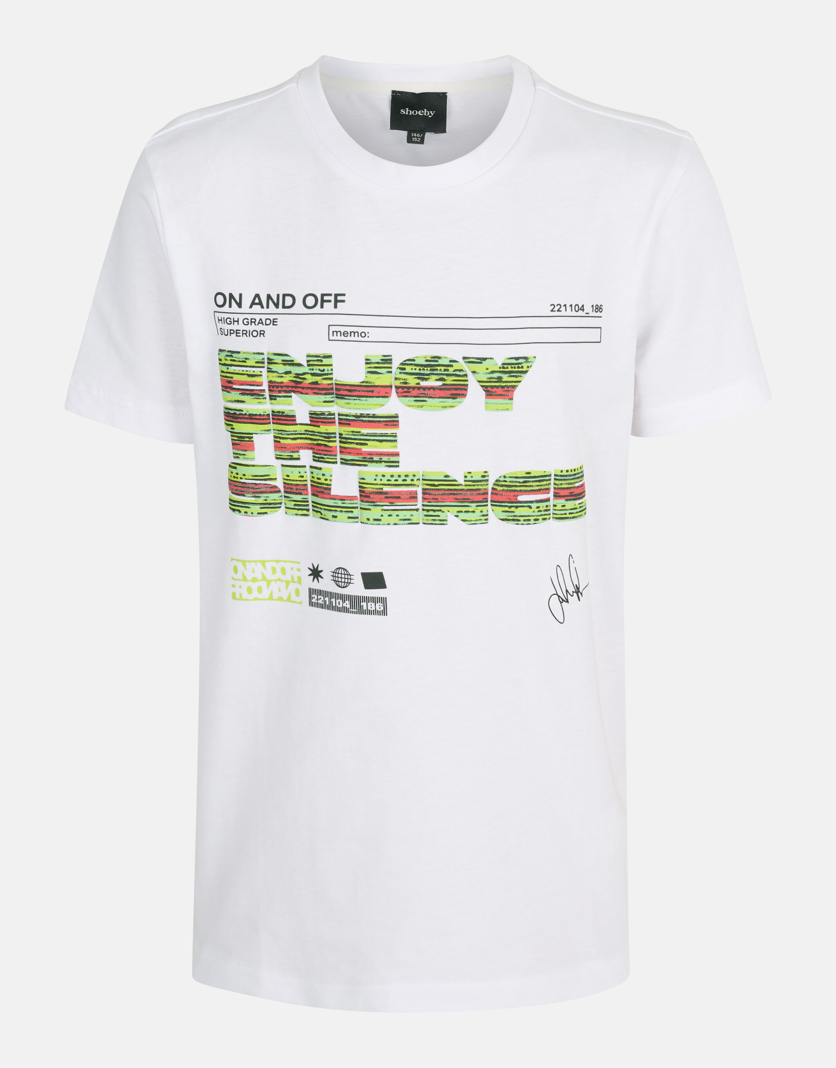 Artwork T-shirt Weiß SHOEBY BOYS