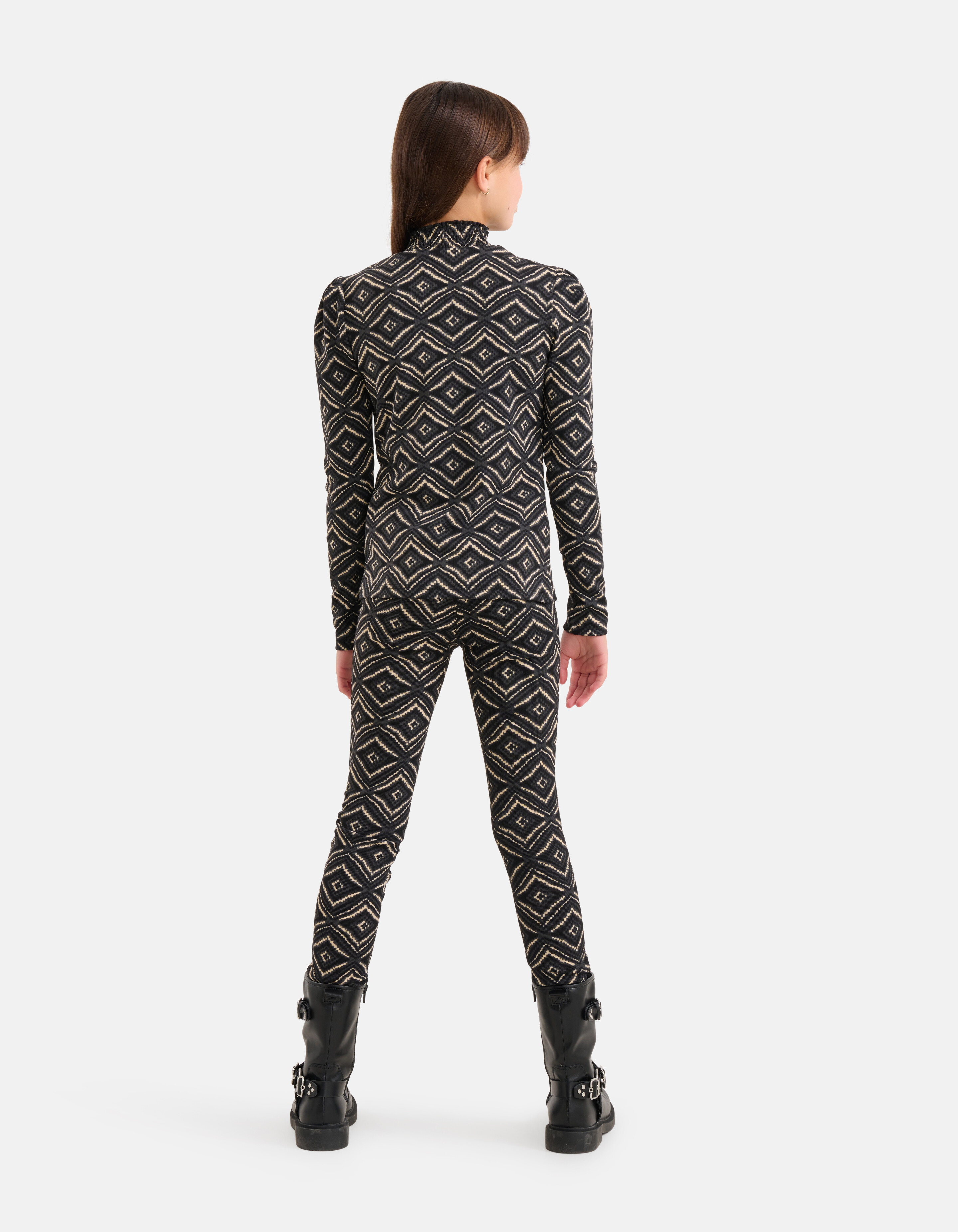 Printed Legging Zwart SHOEBY GIRLS