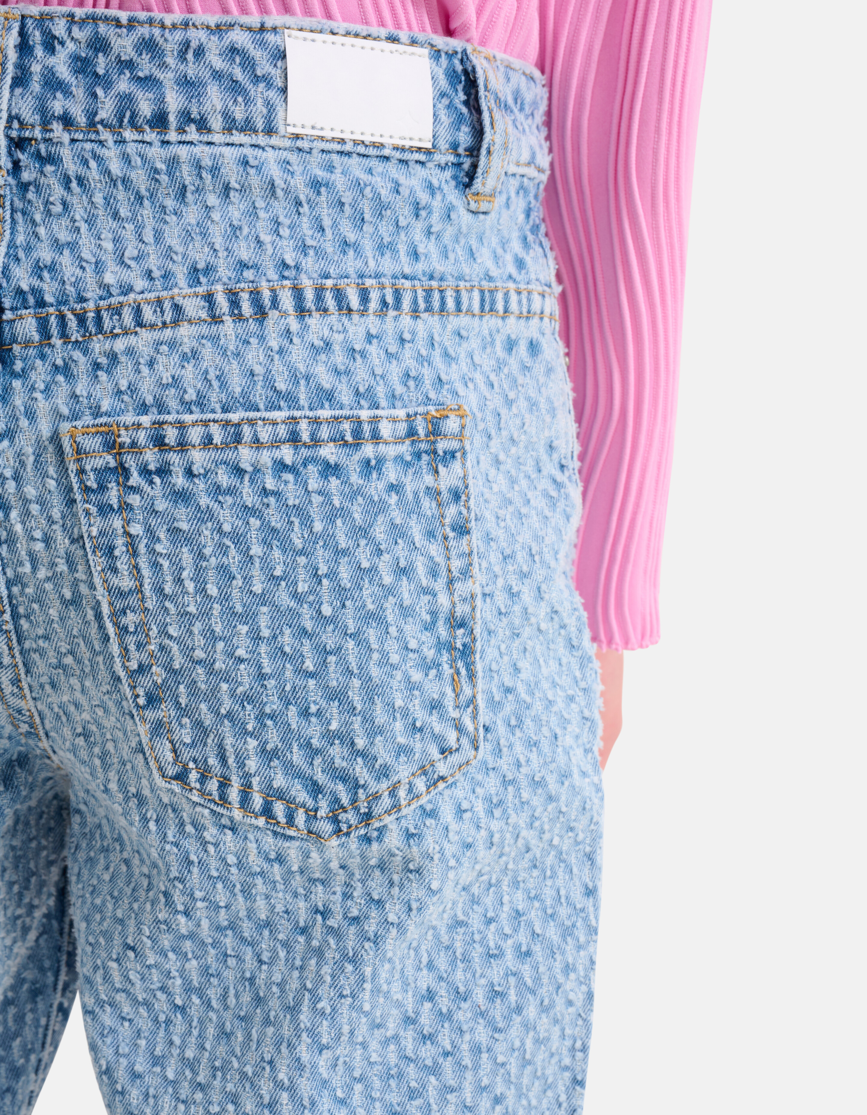 Structure Straight Jeans Gebleicht SHOEBY GIRLS