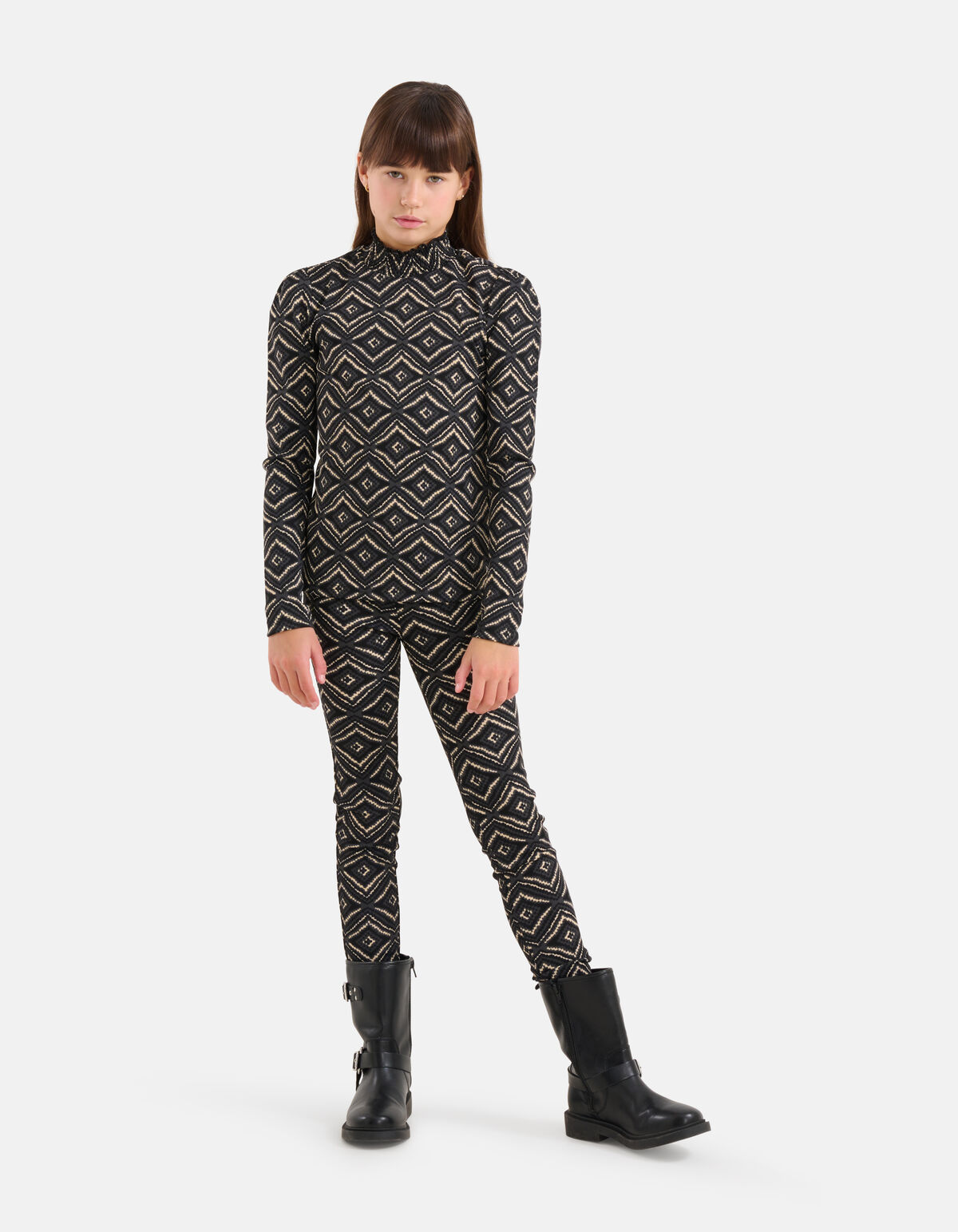 Printed Longsleeve Zwart SHOEBY GIRLS